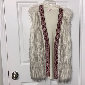 Fur vest size small.
